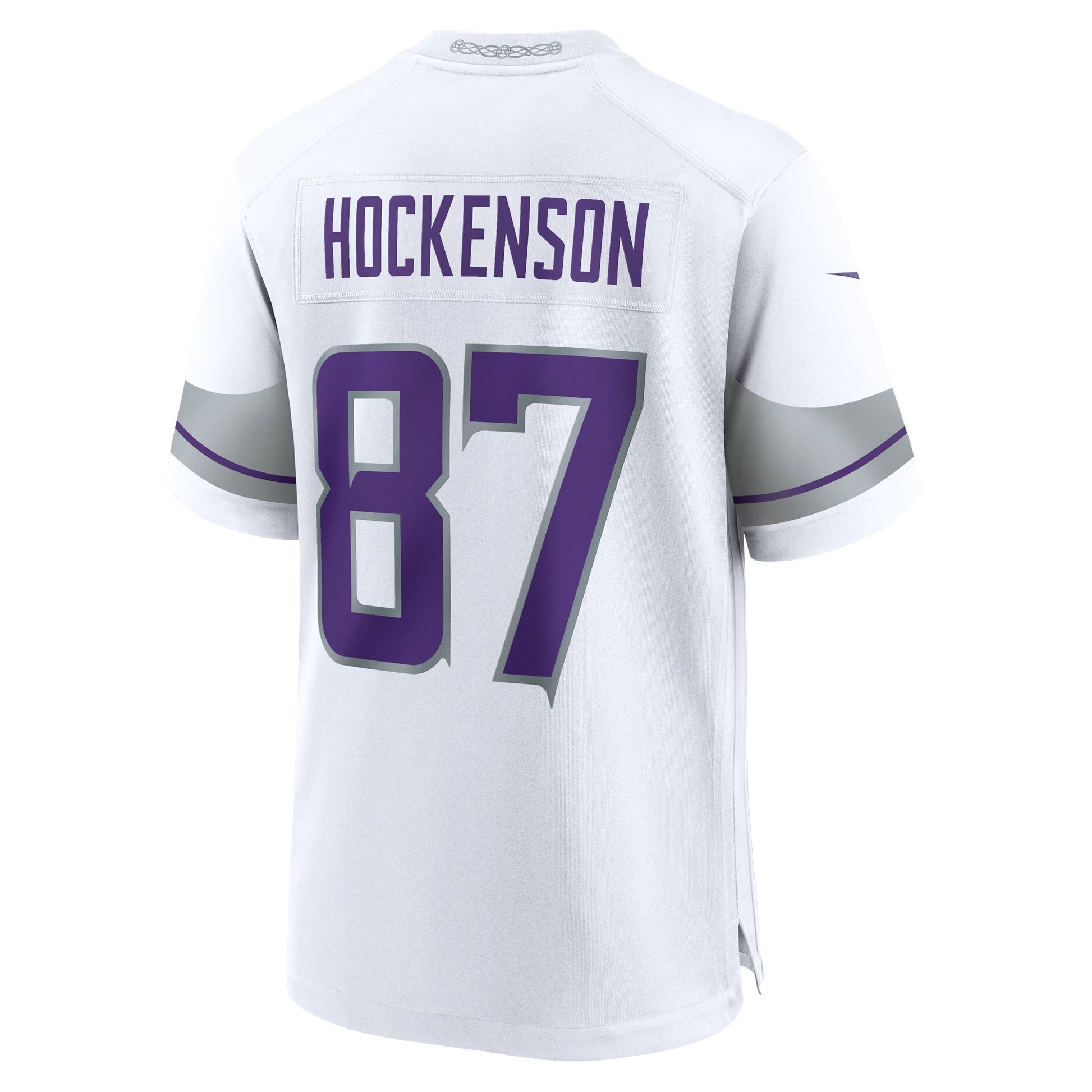 Minnesota Vikings T.J. Hockenson White Alternate Game Player Jersey football jersey product view 2