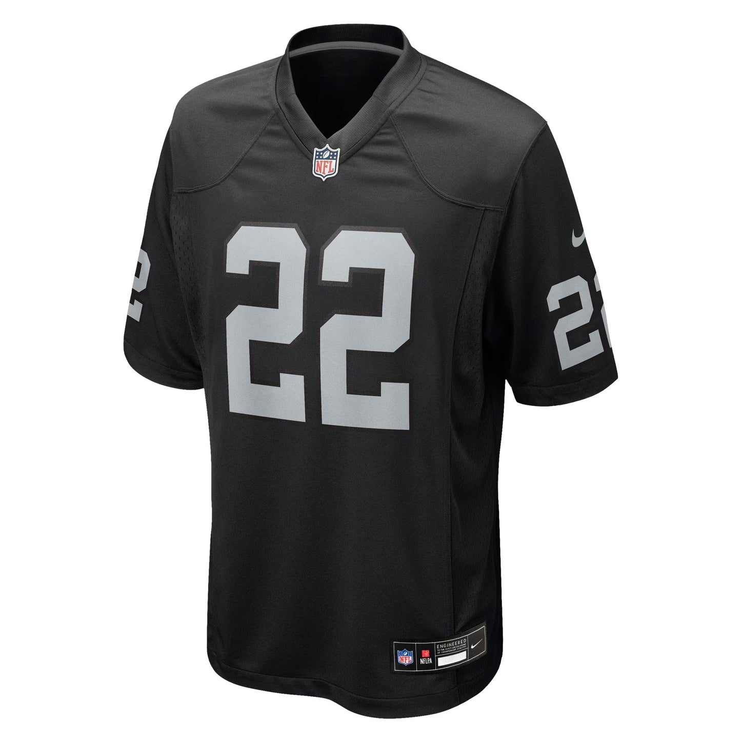 Las Vegas Raiders Eric Stokes Black Team Game Jersey football jersey product view 1