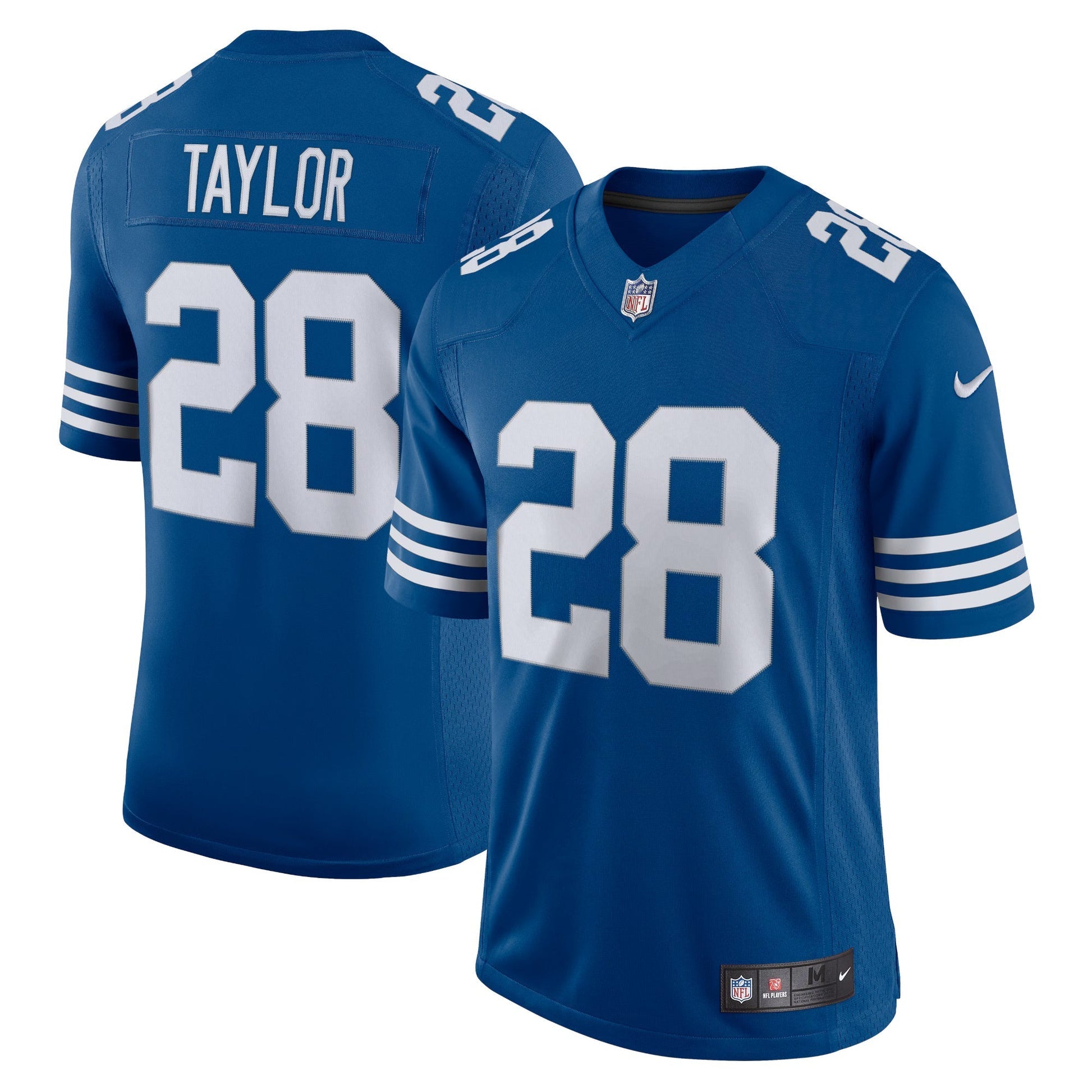 Indianapolis Colts Jonathan Taylor Royal Alternate Vapor Limited Jersey football jersey product view 1