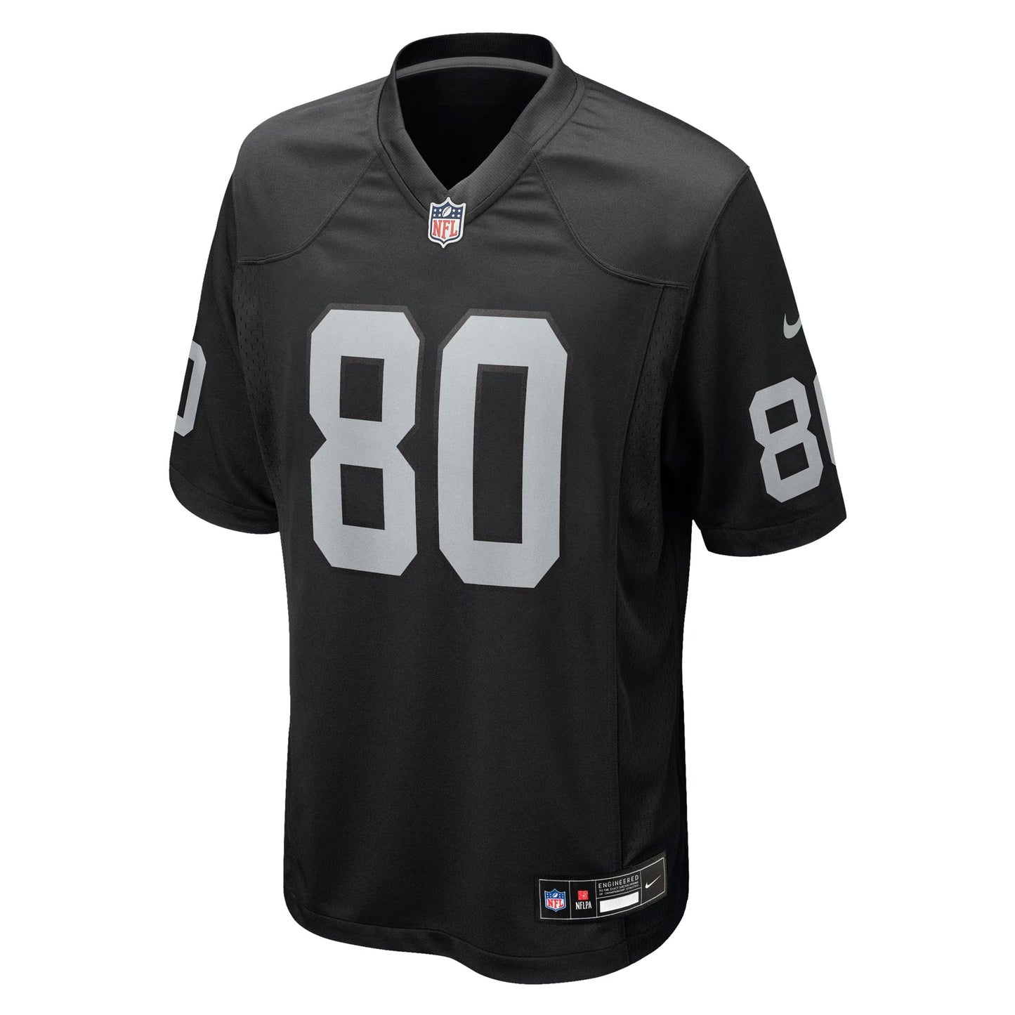 Las Vegas Raiders Ian Thomas Black Team Game Jersey football jersey product view 1