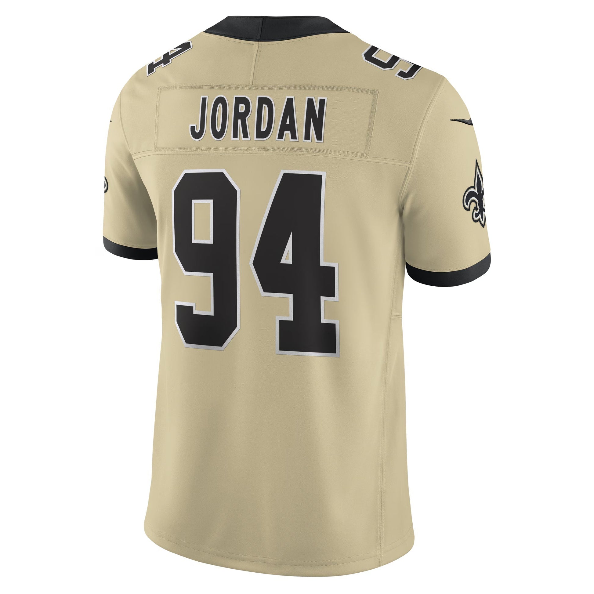New Orleans Saints Cameron Jordan Gold Alternate Gameday Golds Alternate Vapor F.U.S.E. Limited Jersey basketball jersey product view 2