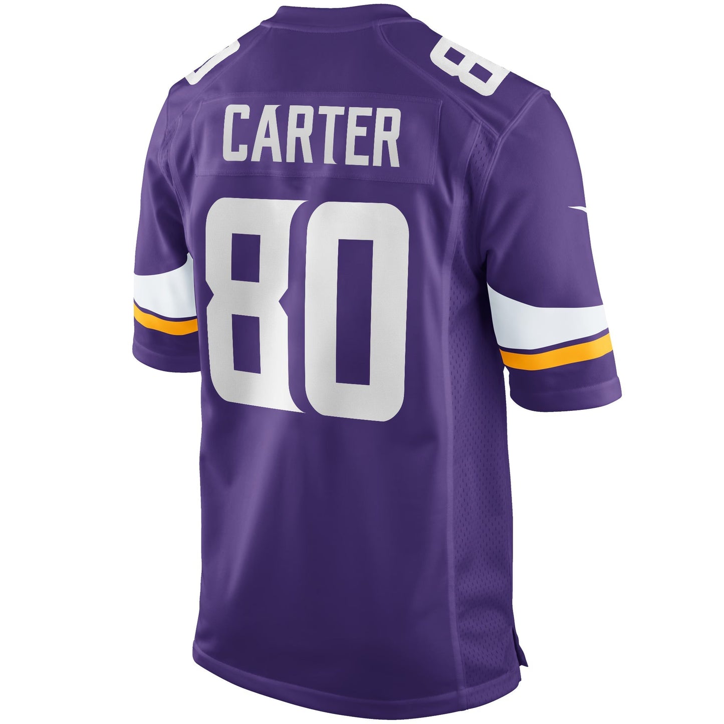 Minnesota Vikings Cris Carter Purple Game Retired Player Jersey football jersey product view 3