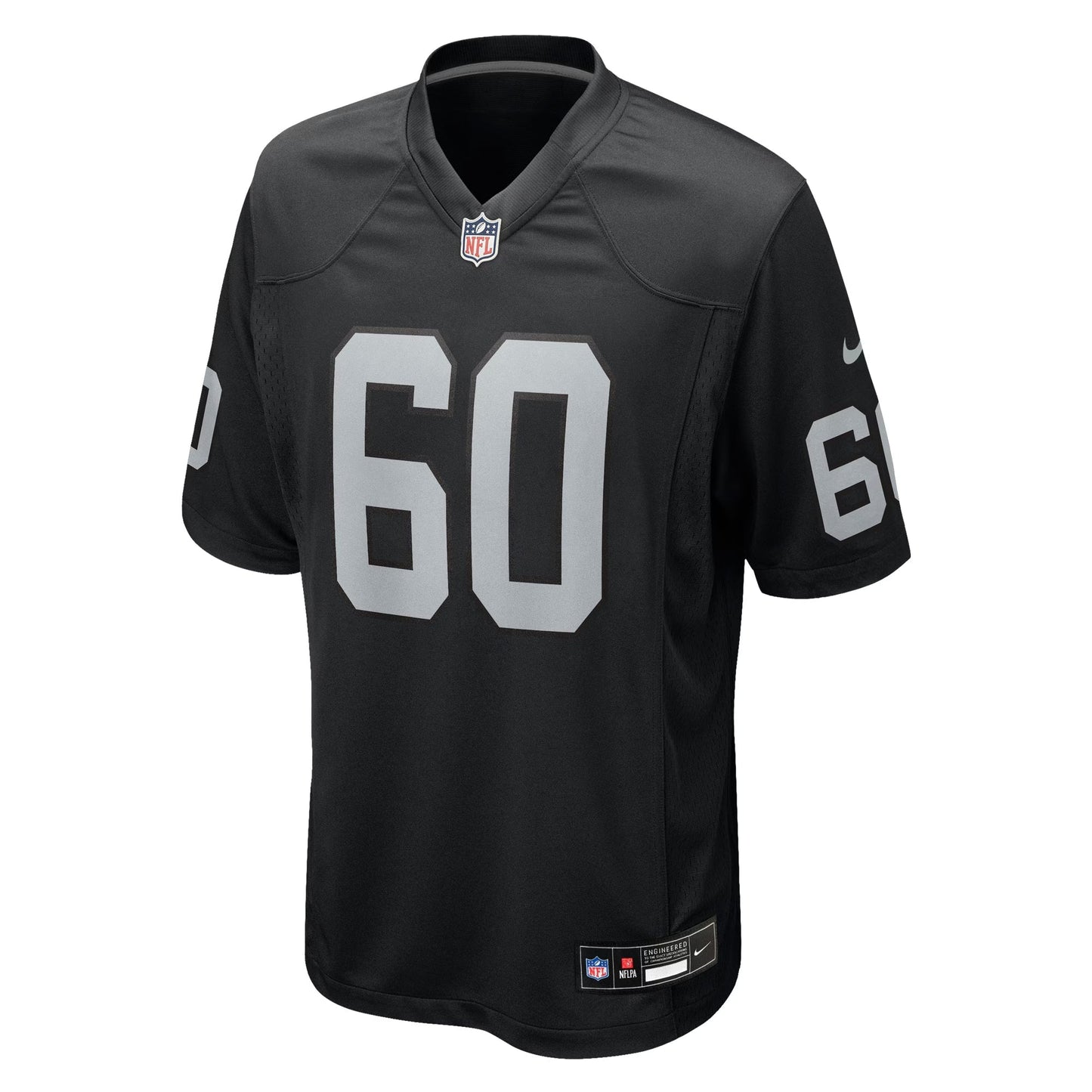 Las Vegas Raiders Charles Grant Black Team Game Jersey football jersey product view 2