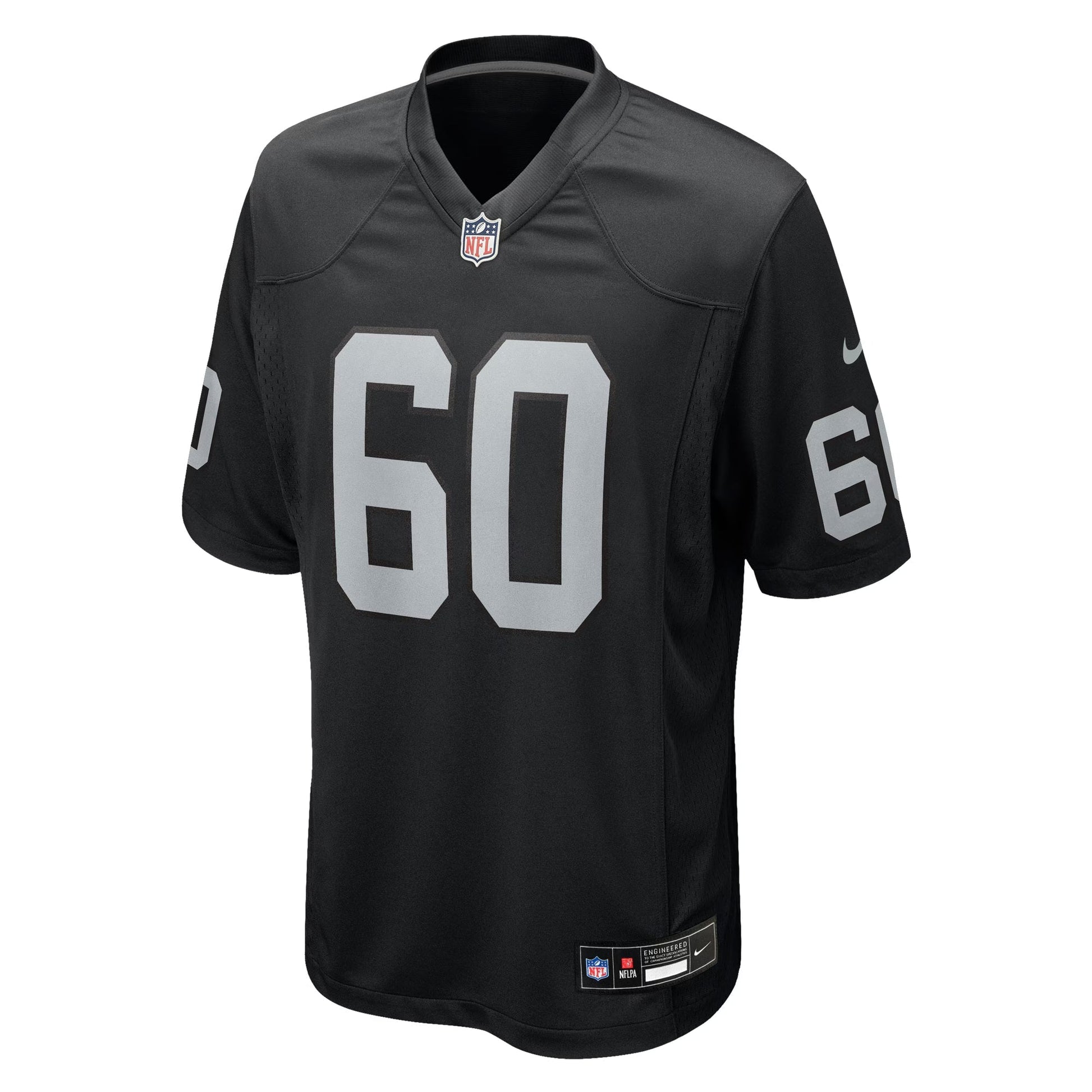Las Vegas Raiders Charles Grant Black Team Game Jersey football jersey product view 2