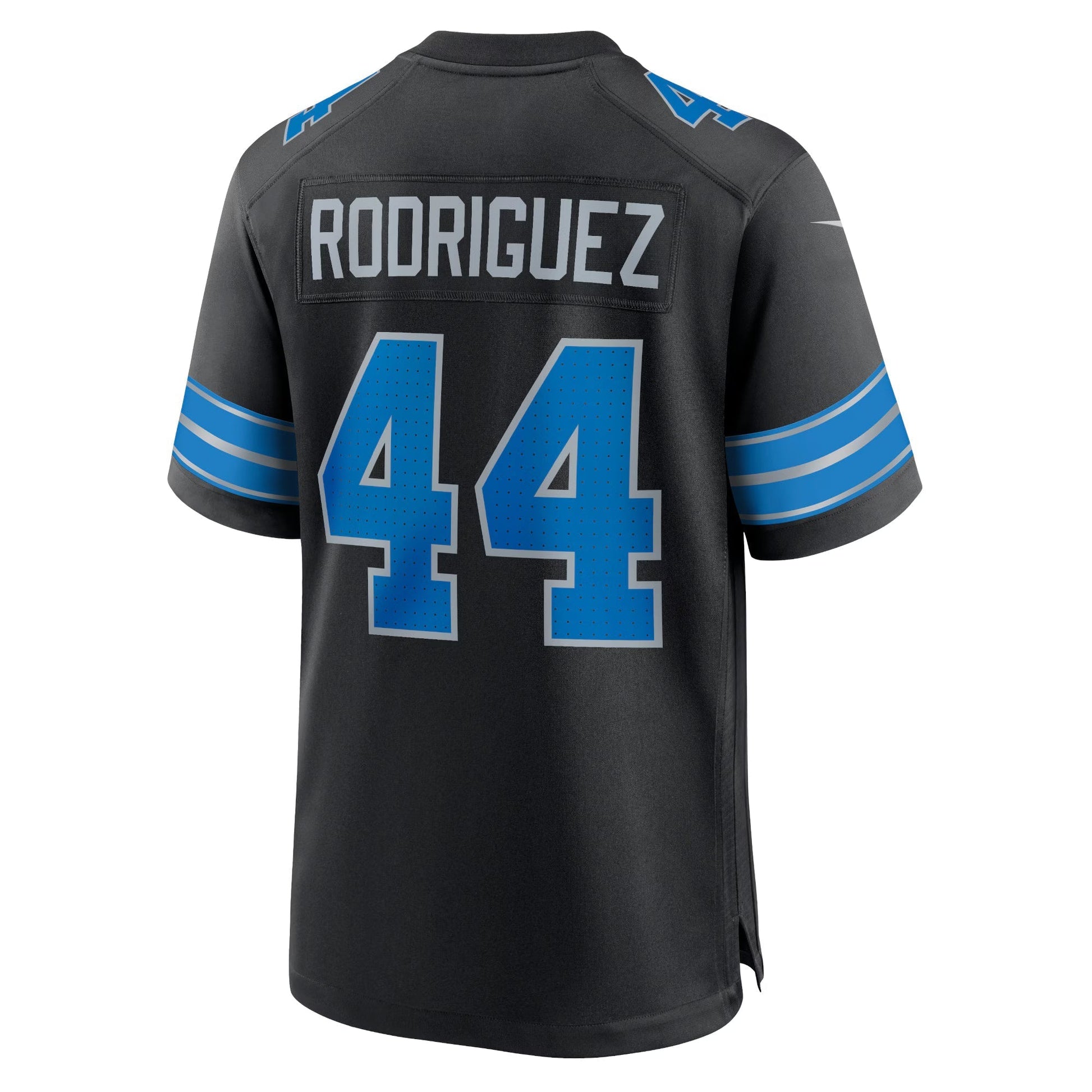 Detroit Lions Malcolm Rodriguez Black 2nd Alternate Game Jersey football jersey product view 2