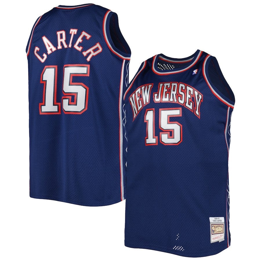 Vince Carter New Jersey Nets Jersey basketball jersey product view 1