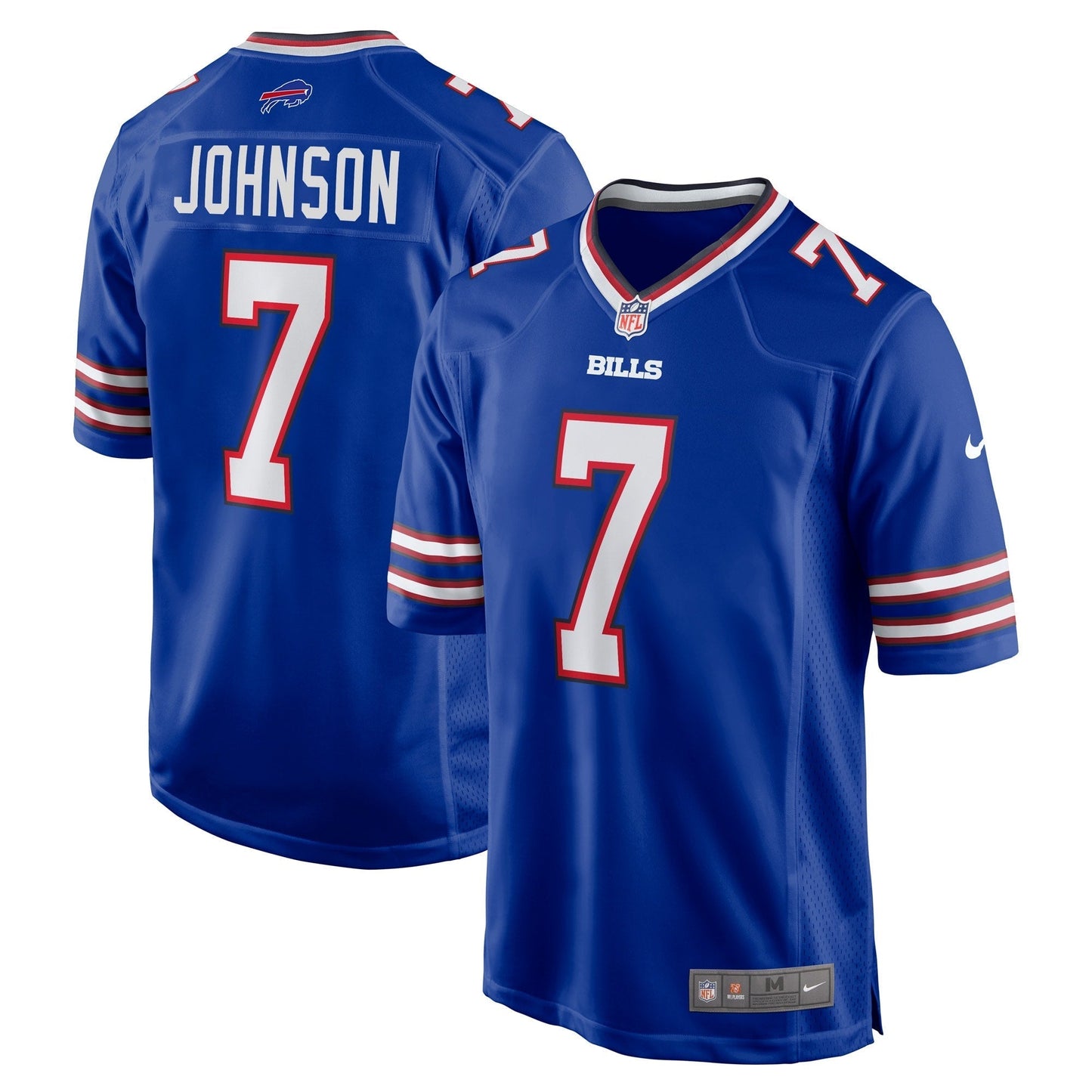 Buffalo Bills Taron Johnson Royal Game Jersey football jersey product view 1