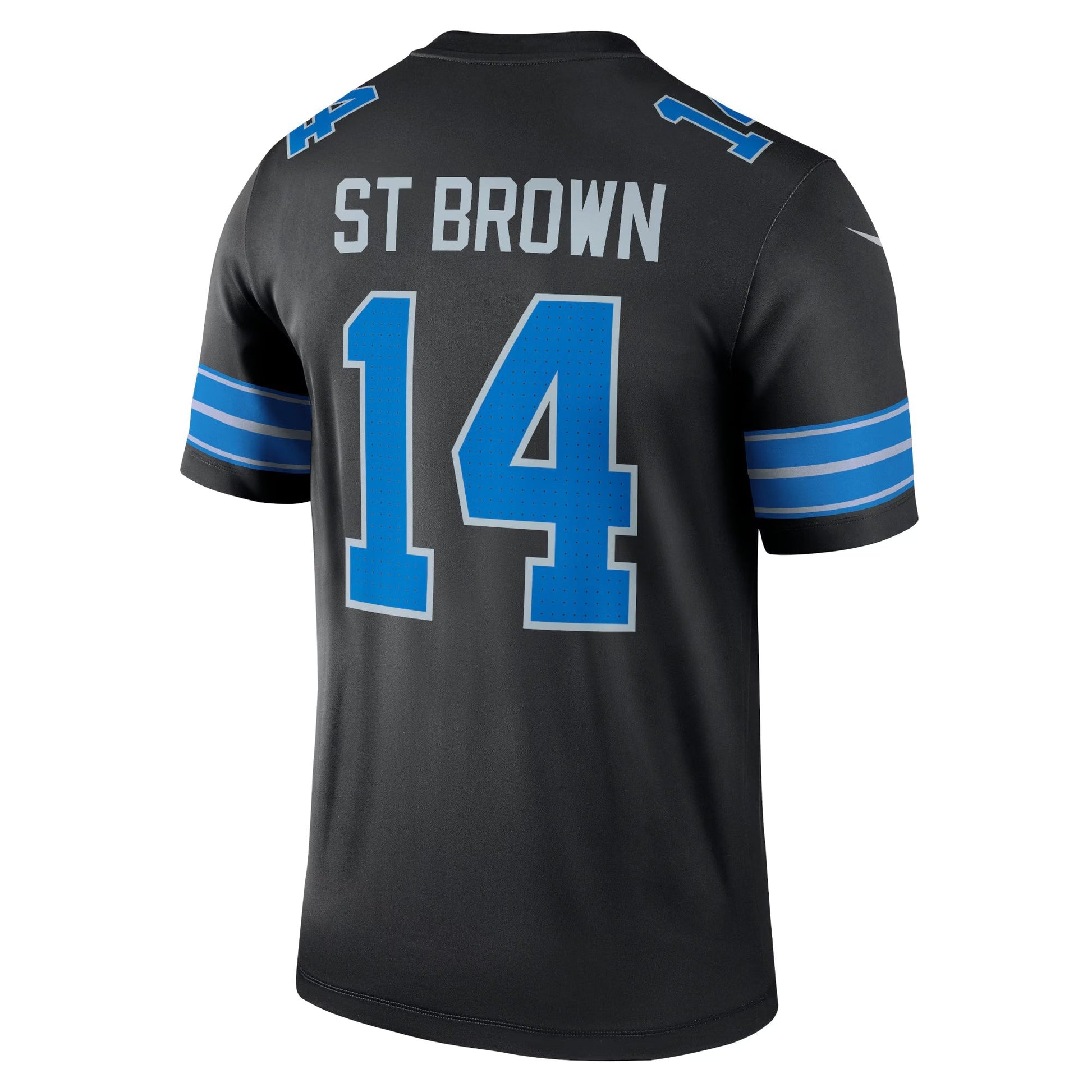 Detroit Lions Amon-Ra St. Brown Black Legend Player Performance Top football jersey product view 2