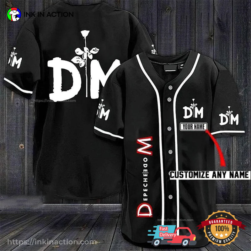 Customized Name Depeche Mode Tour 2023 Violator Baseball Jersey Unisex T-shirt, Sweatshirt, Hoodie, Long Sleeve Tee - T-Shirt, Sweatshirt, Hoodie