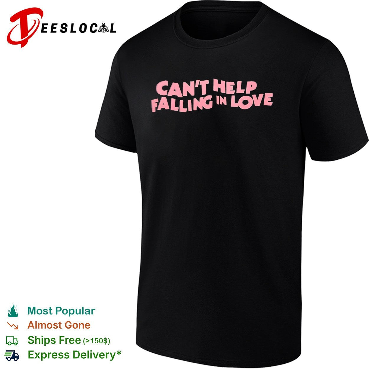 Cant Help Falling in Love shirt Unisex T-shirt, Sweatshirt, Hoodie, Long Sleeve Tee - T-Shirt, Sweatshirt, Hoodie