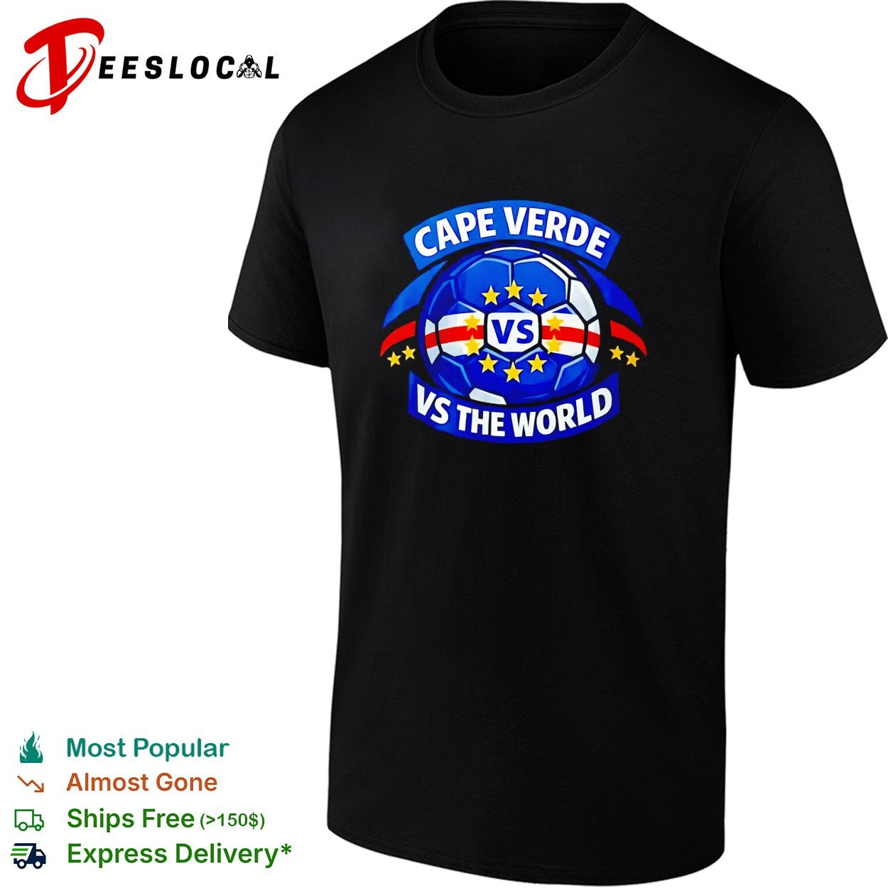 Cape Verde Vs The World retro shirt Unisex T-shirt, Sweatshirt, Hoodie, Long Sleeve Tee - T-Shirt, Sweatshirt, Hoodie