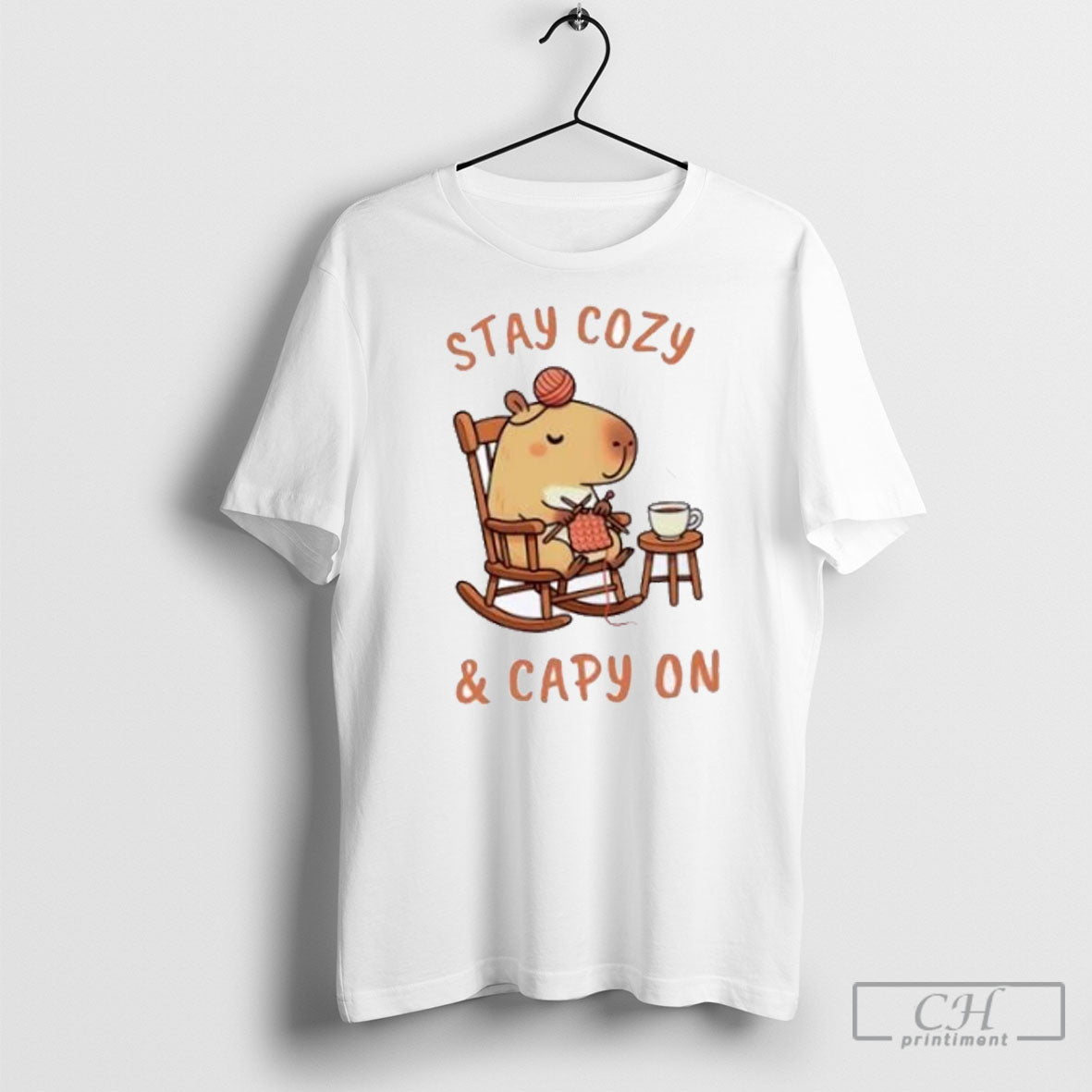 Capybara Stay Cozy Capy T-Shirts, Hoodie, Sweatshirt - T-Shirt, Sweatshirt, Hoodie