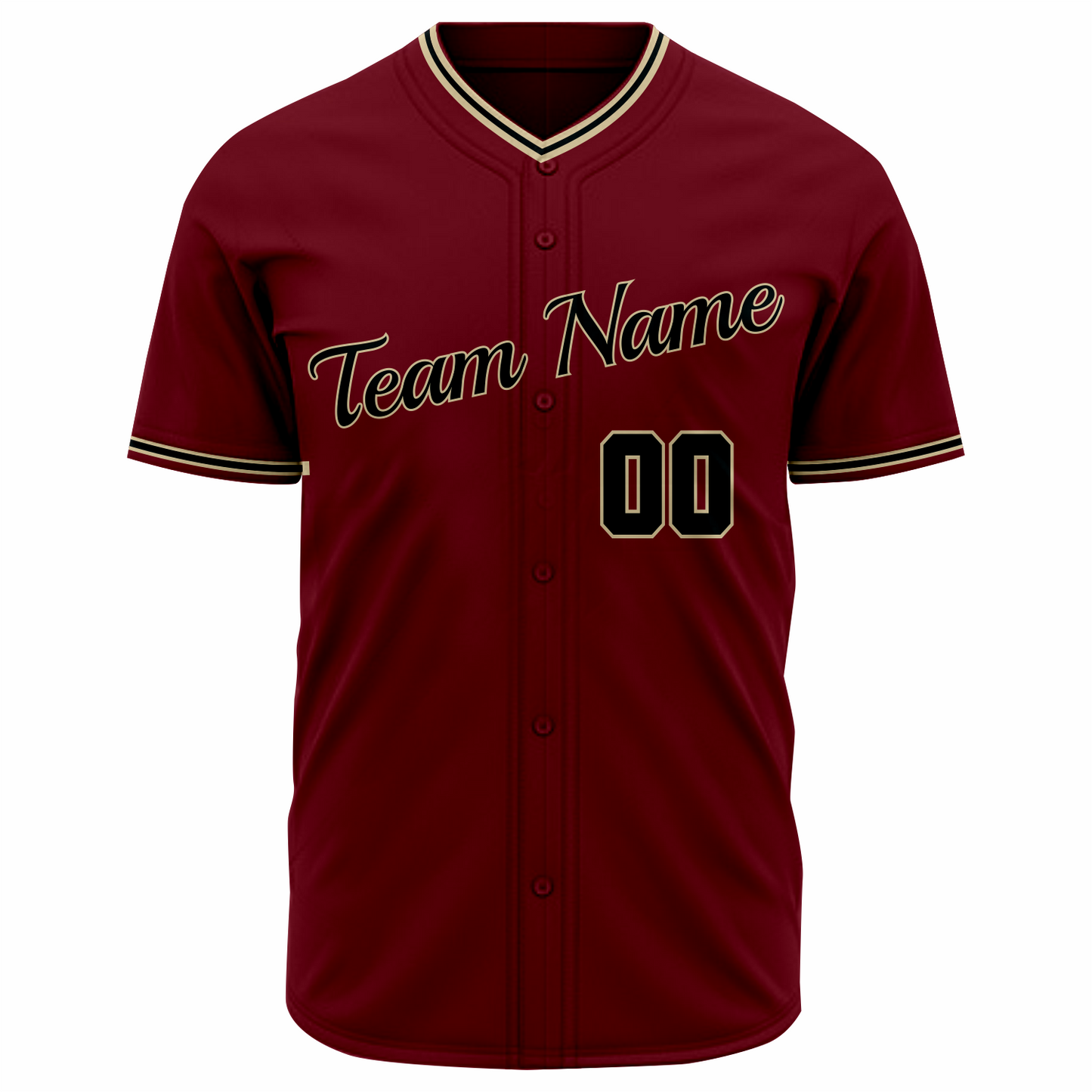 Cardinal SS Baseball Jersey baseball jersey product view 1