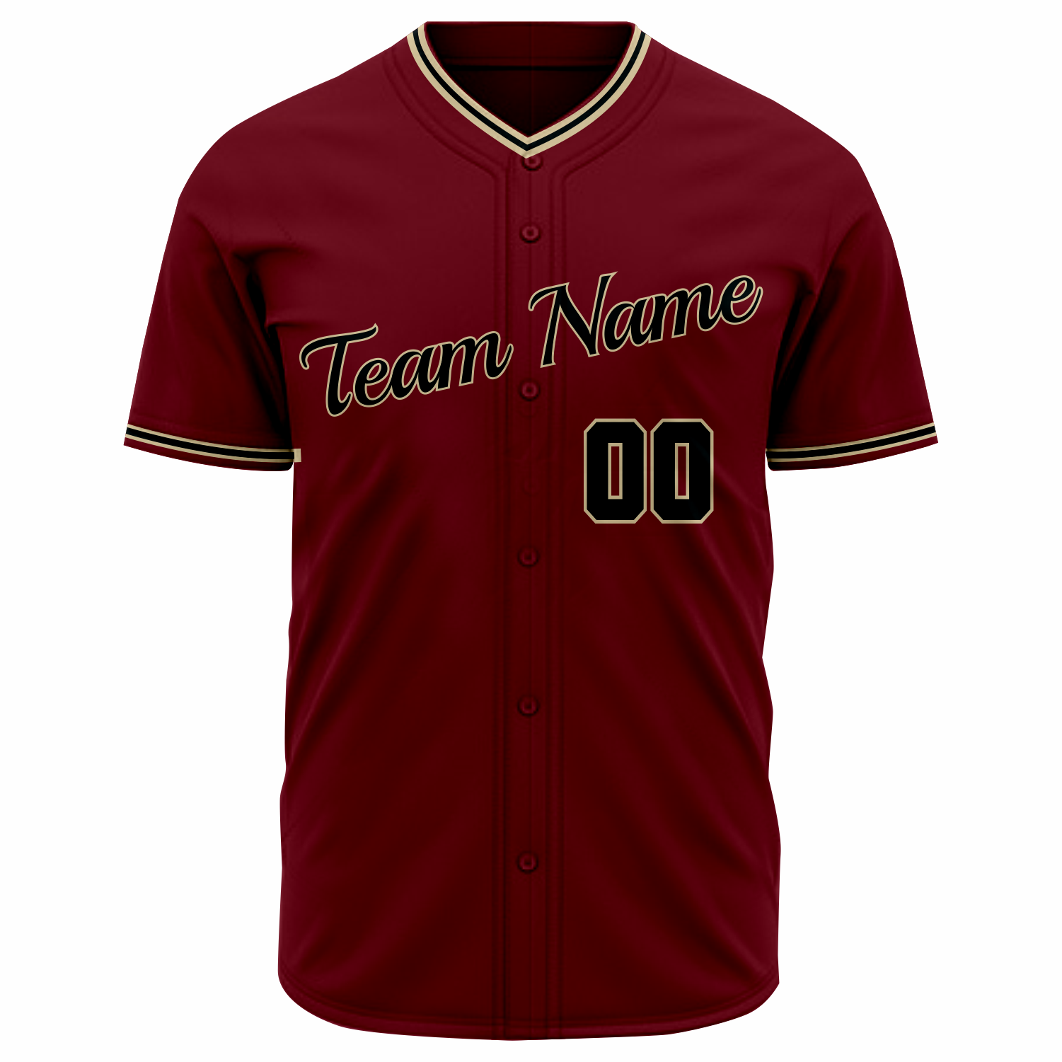 Cardinal SS Baseball Jersey baseball jersey product view 1