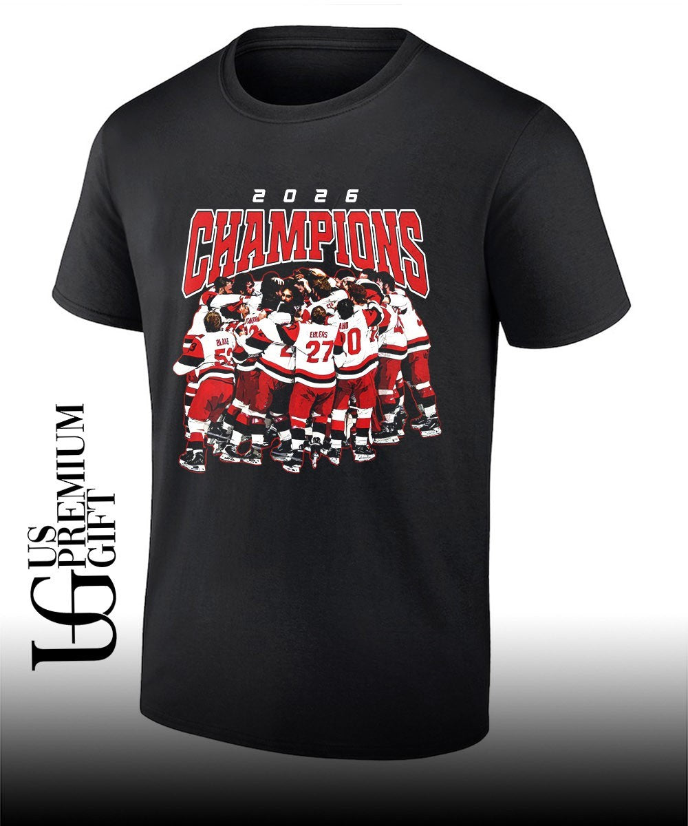 Carolina Hurricanes Hockey Team Calder Cup Champions 2026 shirt Unisex T-shirt, Sweatshirt, Hoodie, Long Sleeve Tee - T-Shirt, Sweatshirt, Hoodie