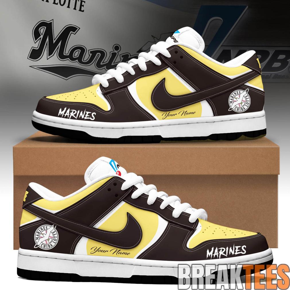 Chiba Lotte Marines Custom Dunk Low Sneakers Unisex T-shirt, Sweatshirt, Hoodie, Long Sleeve Tee - T-Shirt, Sweatshirt, Hoodie