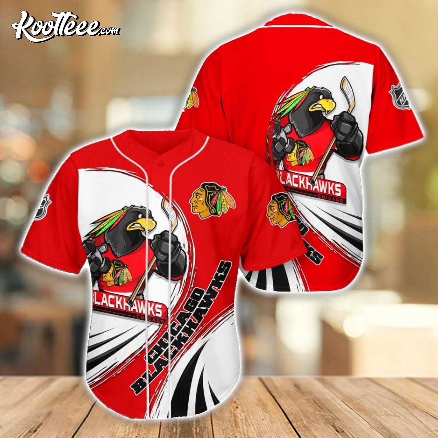 Chicago Blackhawks Sport Team Gift Baseball Jersey Unisex T-shirt, Sweatshirt, Hoodie, Long Sleeve Tee - T-Shirt, Sweatshirt, Hoodie