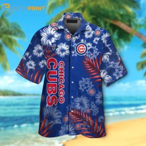 Chicago Cubs Casual Summer Tropical Hawaiian Shirt Unisex T-shirt, Sweatshirt, Hoodie, Long Sleeve Tee - T-Shirt, Sweatshirt, Hoodie