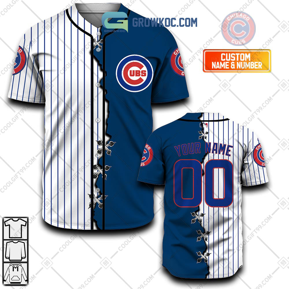 Chicago Cubs MLB Personalized Mix Baseball Jersey Unisex T-shirt, Sweatshirt, Hoodie, Long Sleeve Tee - T-Shirt, Sweatshirt, Hoodie
