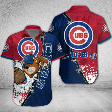 Chicago Cubs Power Pitcher Hawaiian Shirt Unisex T-shirt, Sweatshirt, Hoodie, Long Sleeve Tee - T-Shirt, Sweatshirt, Hoodie