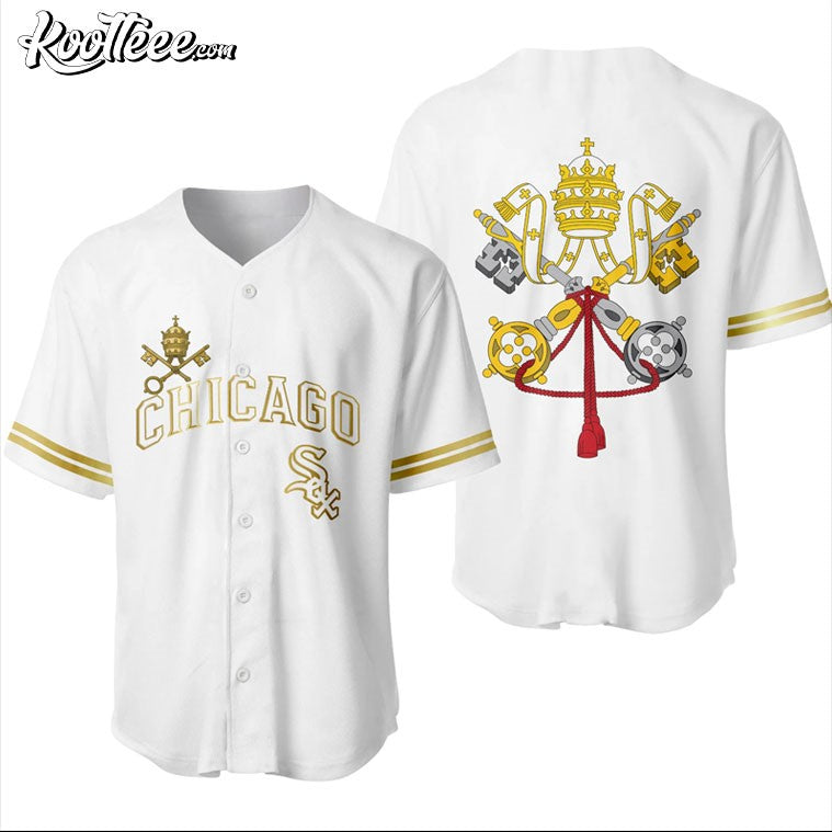 Chicago White Sox Pope Leo XIV Baseball Jersey Unisex T-shirt, Sweatshirt, Hoodie, Long Sleeve Tee - T-Shirt, Sweatshirt, Hoodie