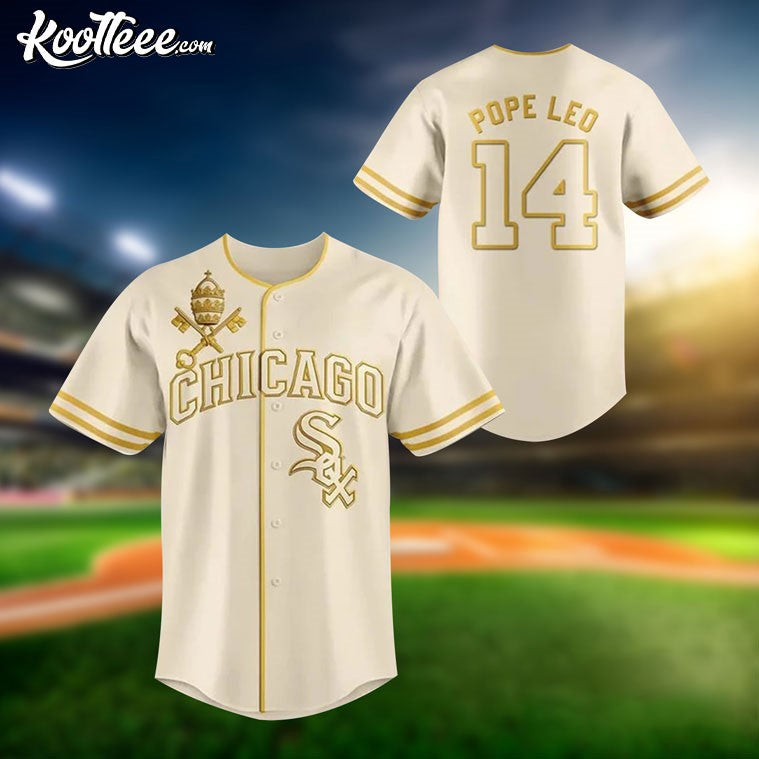 Chicago White Sox Pope Leo XIV Gift Baseball Jersey Unisex T-shirt, Sweatshirt, Hoodie, Long Sleeve Tee - T-Shirt, Sweatshirt, Hoodie