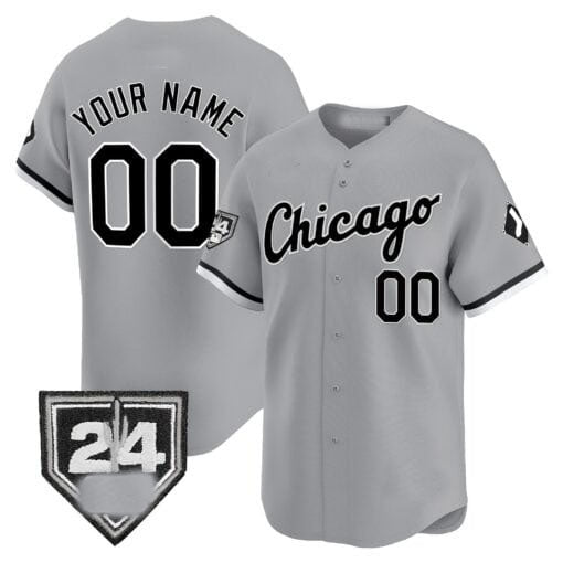 Custom Chicago White Sox 2024 Spring Training Patch Vapor Premier Limited¨C All Stitched Baseball Jersey baseball jersey product view 3