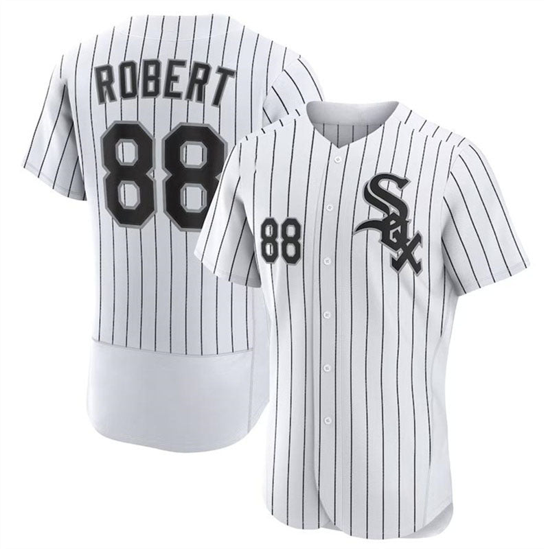 Chicago White Sox White #88 Luis Robert White Home Authentic Player Jersey Baseball Jerseys baseball jersey product view 1