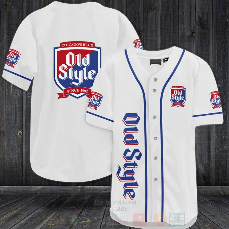 FASHION Chicago Beer Old Style Since 1902 Baseball Jerseys Botton Shirt Unisex T-shirt, Sweatshirt, Hoodie, Long Sleeve Tee - T-Shirt, Sweatshirt, Hoodie