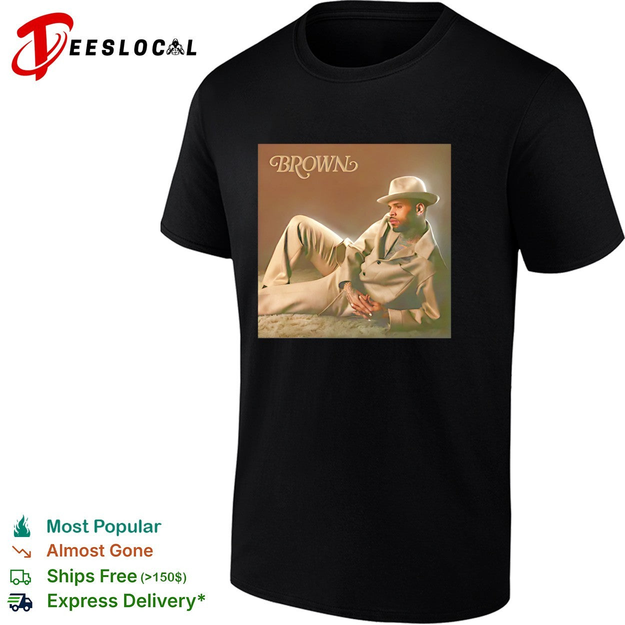 Chris Brown lying brown album shirt Unisex T-shirt, Sweatshirt, Hoodie, Long Sleeve Tee - T-Shirt, Sweatshirt, Hoodie