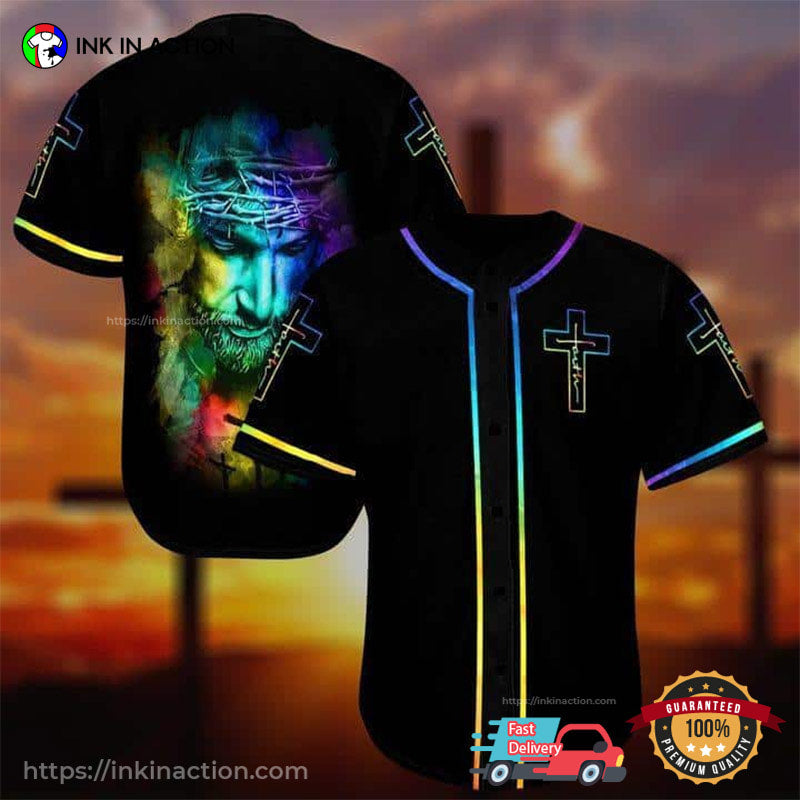Christian Jesus Holy Cross Baseball Jersey Unisex T-shirt, Sweatshirt, Hoodie, Long Sleeve Tee - T-Shirt, Sweatshirt, Hoodie