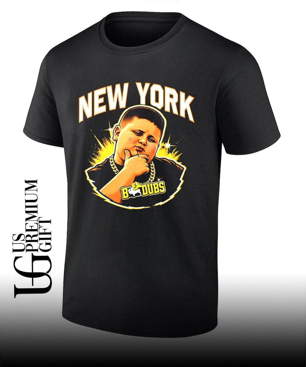 Christian Joseph New York Buffalo Wild Wings B-Dubs Kid Thinking With Gold Chain shirt Unisex T-shirt, Sweatshirt, Hoodie, Long Sleeve Tee - T-Shirt, Sweatshirt, Hoodie