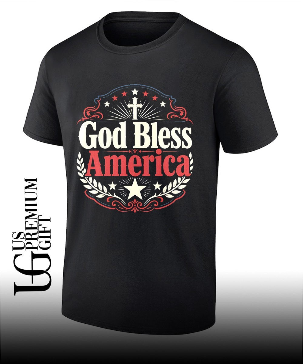 Christianity United States of America God Bless America shirt Unisex T-shirt, Sweatshirt, Hoodie, Long Sleeve Tee - T-Shirt, Sweatshirt, Hoodie