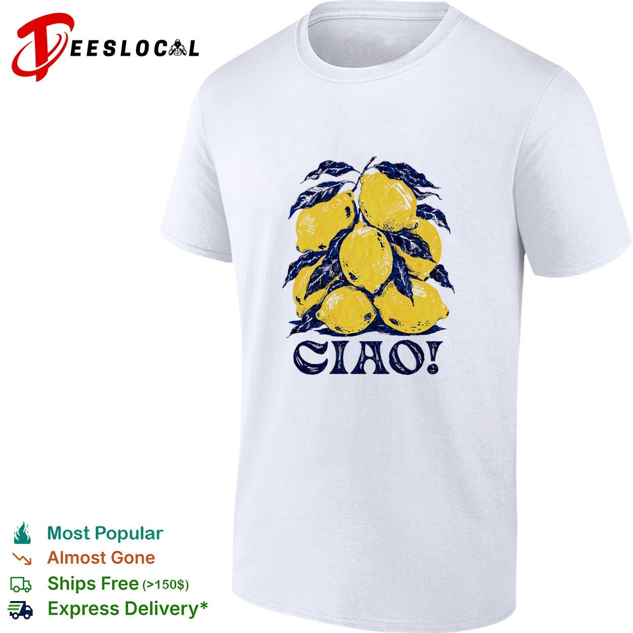 Ciao lemons shirt Unisex T-shirt, Sweatshirt, Hoodie, Long Sleeve Tee - T-Shirt, Sweatshirt, Hoodie
