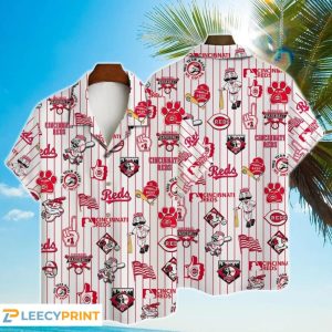 Cincinnati Reds MLB 2024 Trendy Hawaiian Shirt, Cincinnati Reds Hawaiian Shirt Unisex T-shirt, Sweatshirt, Hoodie, Long Sleeve Tee - T-Shirt, Sweatshirt, Hoodie