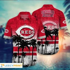 Cincinnati Reds MLB Hawaii Shirt Hot Trending Summer, Cincinnati Reds Hawaiian Shirt Unisex T-shirt, Sweatshirt, Hoodie, Long Sleeve Tee - T-Shirt, Sweatshirt, Hoodie