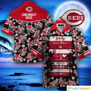 Cincinnati Reds MLB Hawaiian Shirt New Gift For Summer, Cincinnati Reds Hawaiian Shirt Unisex T-shirt, Sweatshirt, Hoodie, Long Sleeve Tee - T-Shirt, Sweatshirt, Hoodie