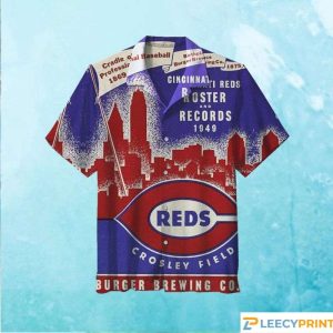 Cincinnati Reds Retro MLB Hawaiian Shirt, Cincinnati Reds Hawaiian Shirt Unisex T-shirt, Sweatshirt, Hoodie, Long Sleeve Tee - T-Shirt, Sweatshirt, Hoodie