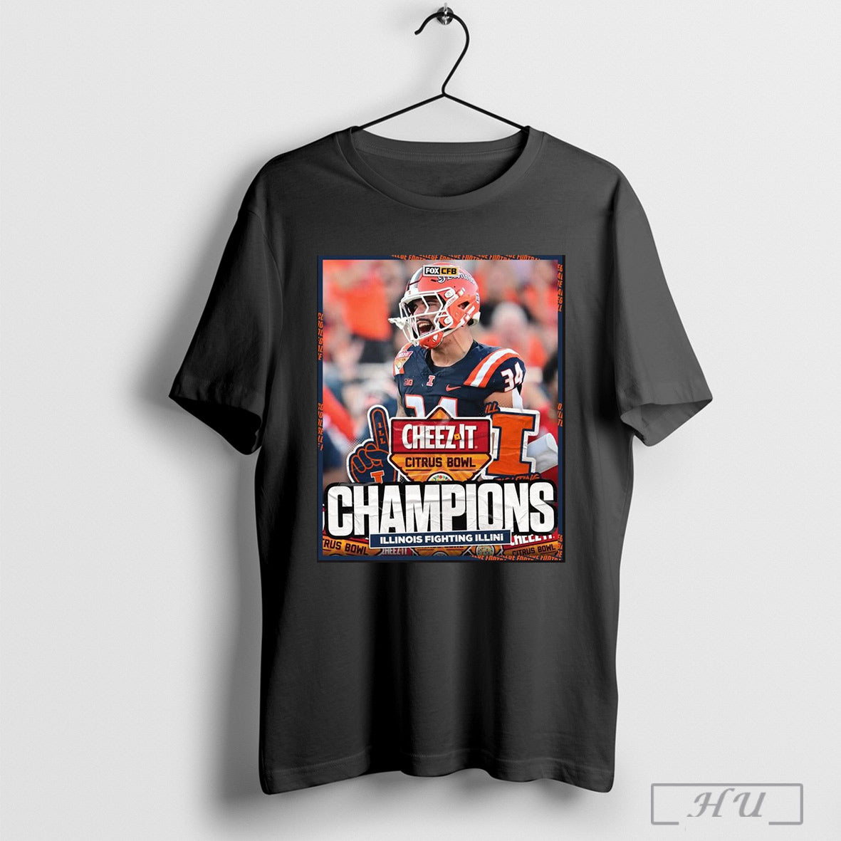 Citrus Bowl Illinois Fighting Illini Win South Carolina Gamecocks Champions Poster T-Shirts, Hoodie, Sweatshirt - T-Shirt, Sweatshirt, Hoodie