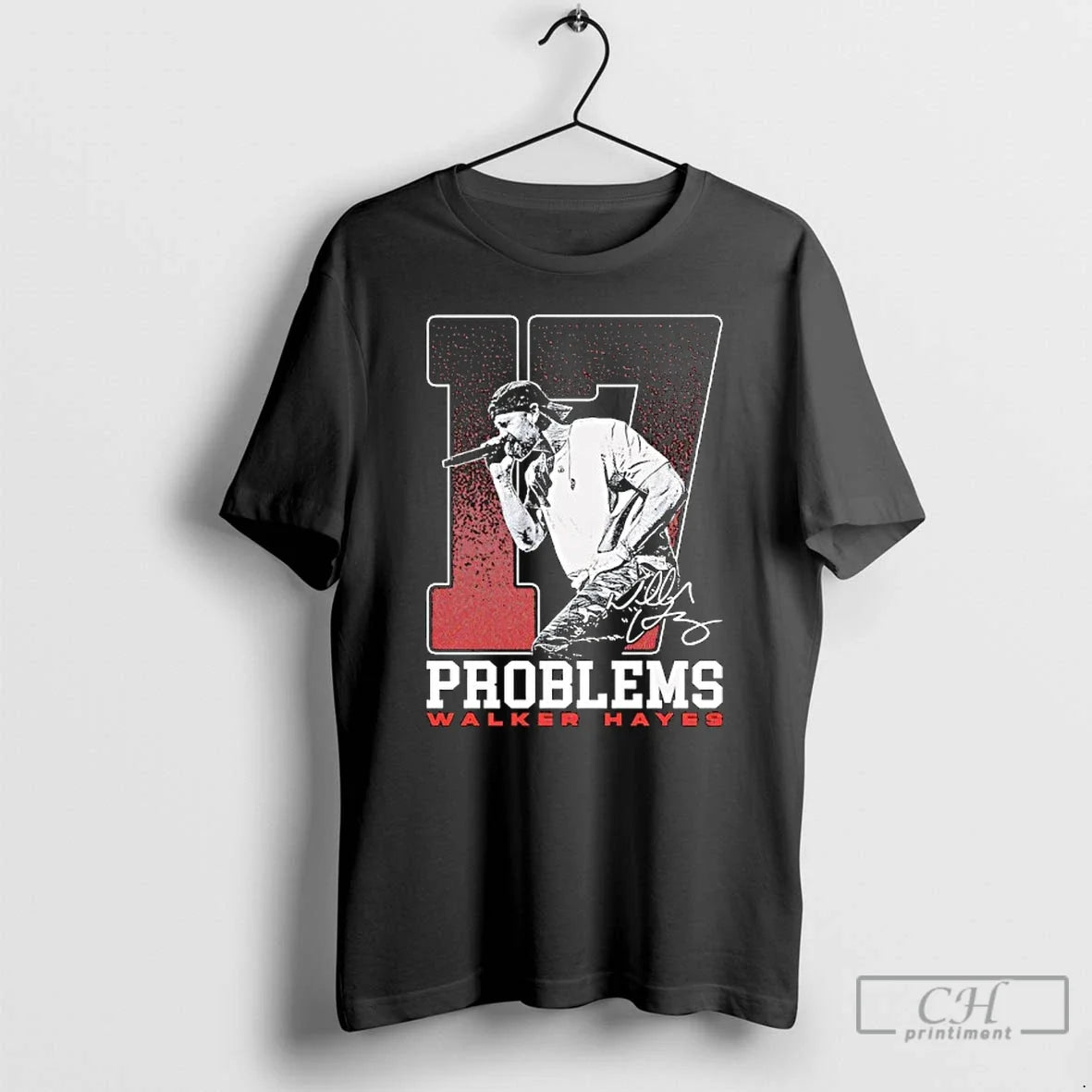 Classic 17 Problems Photo Walker Hayes Signature T-Shirts, Hoodie, Sweatshirt - T-Shirt, Sweatshirt, Hoodie