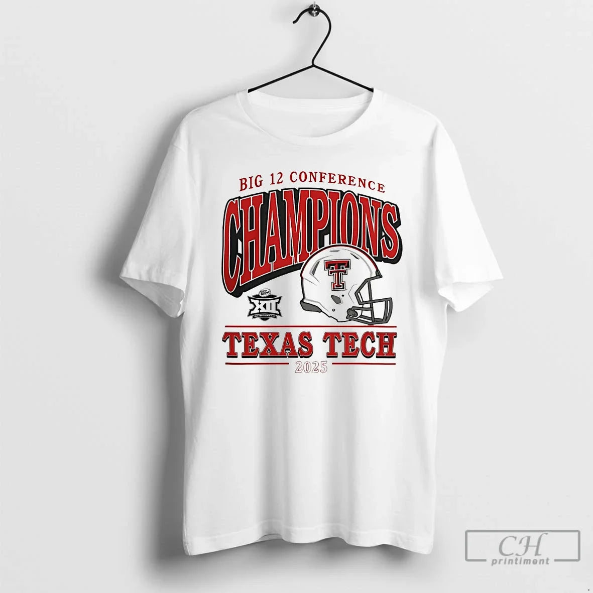 Classic 2025 Big 12 Conference Champions Texas Tech Red Raiders Helmet T-Shirts, Hoodie, Sweatshirt - T-Shirt, Sweatshirt, Hoodie