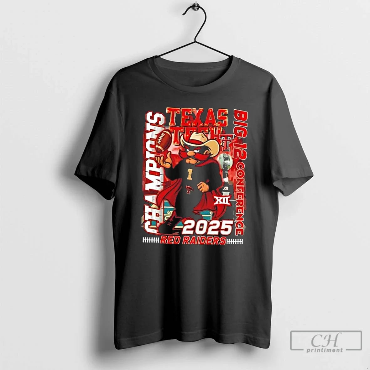 Classic 2025 Big 12 Conference Texas Tech Red Raiders Mascot T-Shirts, Hoodie, Sweatshirt - T-Shirt, Sweatshirt, Hoodie
