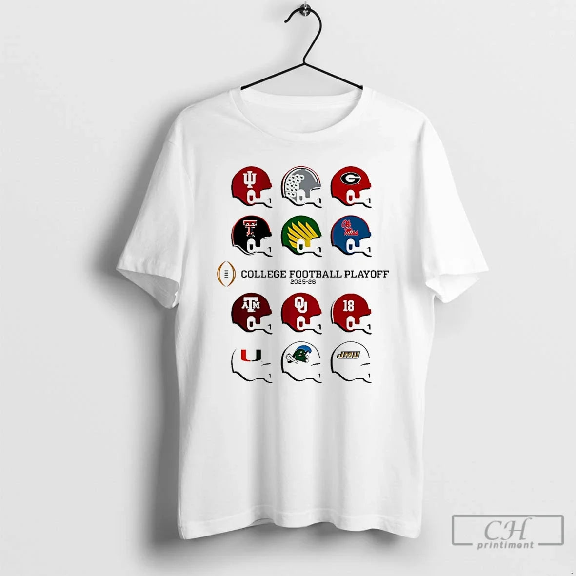 Classic 2025 College Football Playoff Field Toy Team Helmets T-Shirts, Hoodie, Sweatshirt - T-Shirt, Sweatshirt, Hoodie