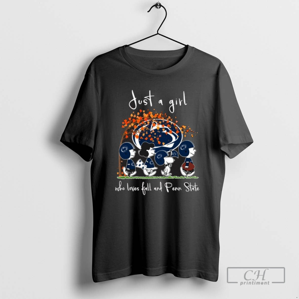Classic 2025 Peanuts Characters Just Girl Who Loves Fall Penn State Football T-Shirts, Hoodie, Sweatshirt - T-Shirt, Sweatshirt, Hoodie