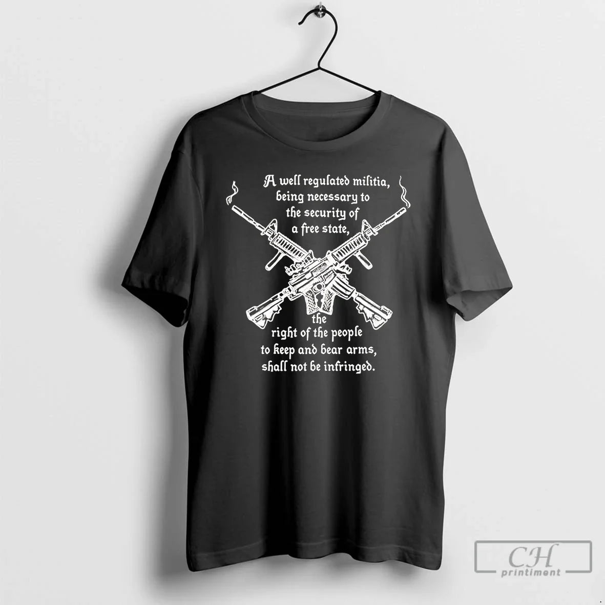 Classic Well Regulated Militia Being Necessary Security Free State T-Shirts, Hoodie, Sweatshirt - T-Shirt, Sweatshirt, Hoodie