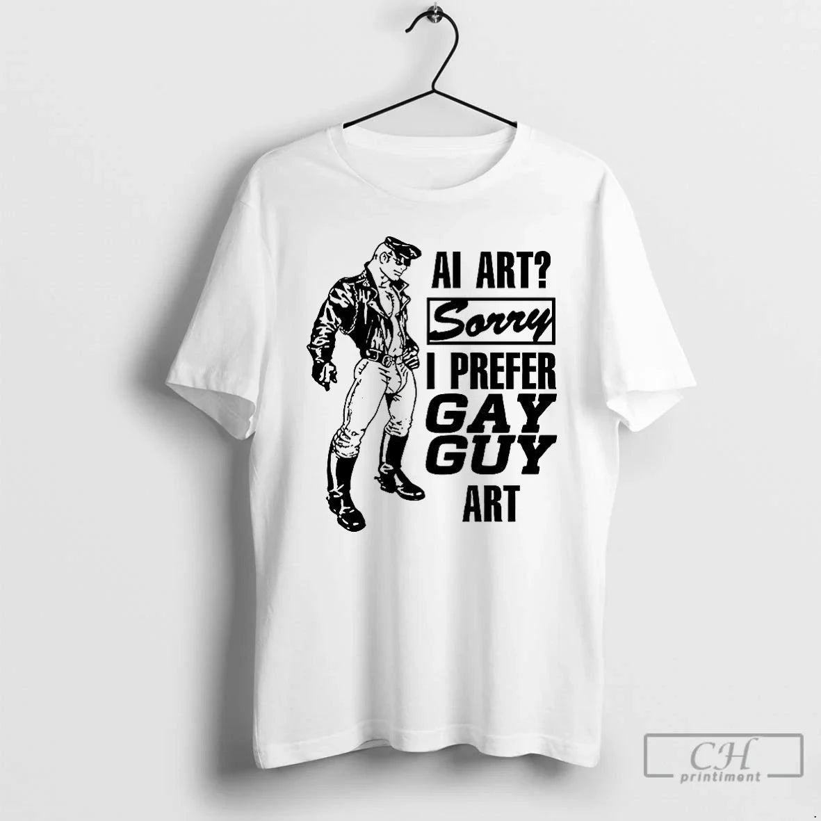 Classic Ai Art Sorry I Prefer Gay Guy Art Meme T-Shirts, Hoodie, Sweatshirt - T-Shirt, Sweatshirt, Hoodie