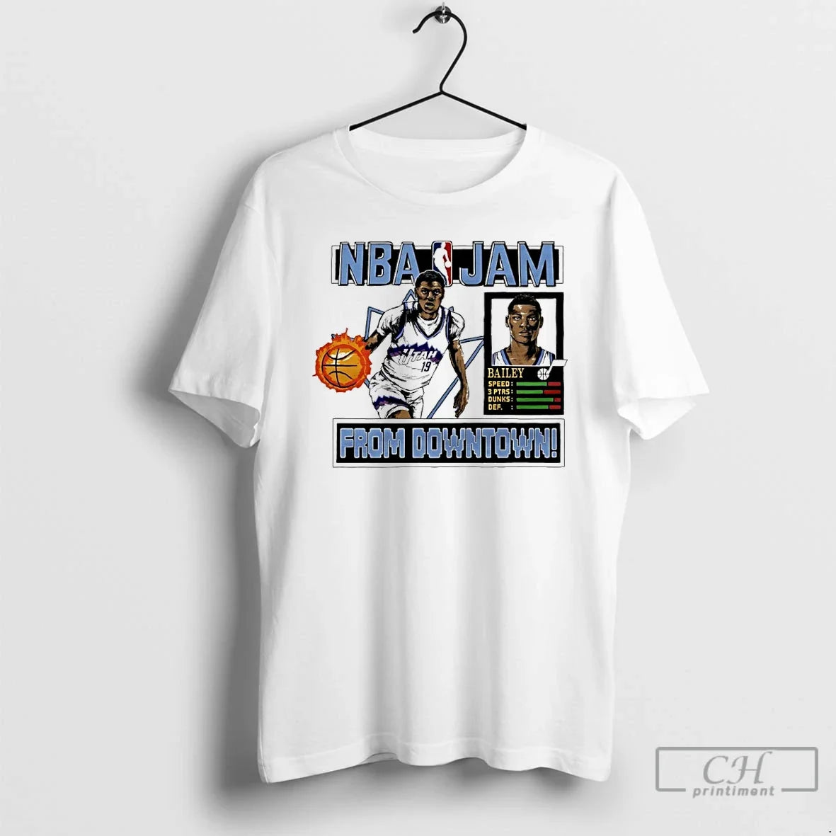 Classic Ace Bailey Utah Jazz Nba Jam Downtown T-Shirts, Hoodie, Sweatshirt - T-Shirt, Sweatshirt, Hoodie