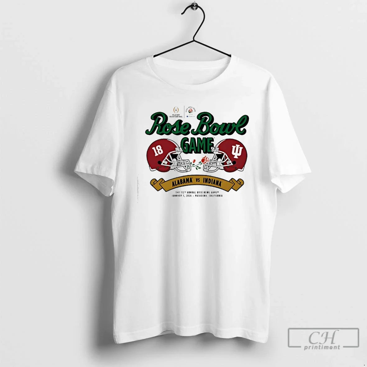 Classic Alabama Indiana Playoff Rose Bowl Game 2026 T-Shirts, Hoodie, Sweatshirt - T-Shirt, Sweatshirt, Hoodie