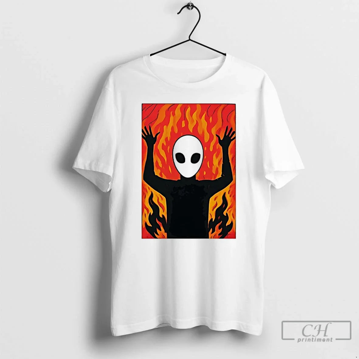 Classic Alien Fire Meme T-Shirts, Hoodie, Sweatshirt - T-Shirt, Sweatshirt, Hoodie