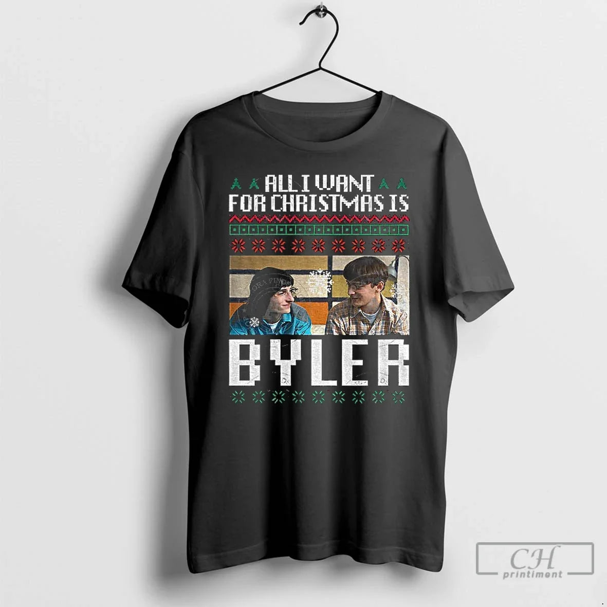 Classic All I Want Is Byler Merry T-Shirts, Hoodie, Sweatshirt - T-Shirt, Sweatshirt, Hoodie